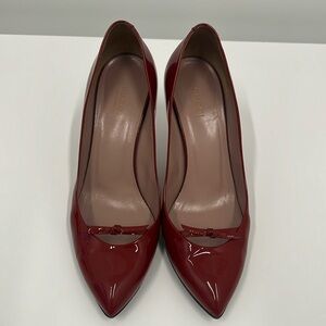 Gucci Red paten leather pump 38eu